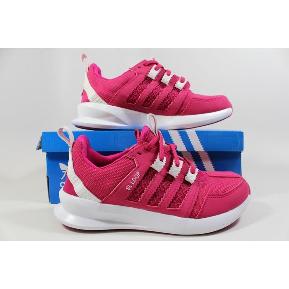 Grade-School SL Loop Runner J Pink/White S85624